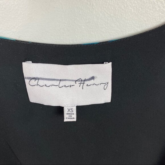 NEW Nordstrom Ruffle Bell Sleeve Tiered Floral‎ Mini Dress Size XS Charles Henry - Picture 8 of 10